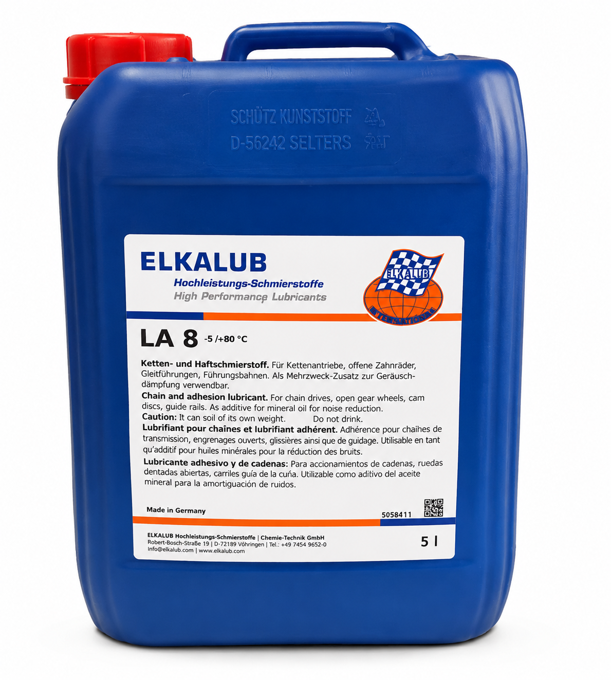 ELKALUB LA 8 смазка для Man Roland 5 л (арт. 094S 0119 40)